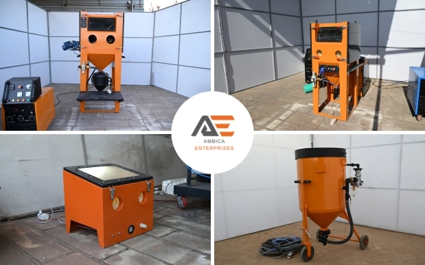 Sand blasting in production